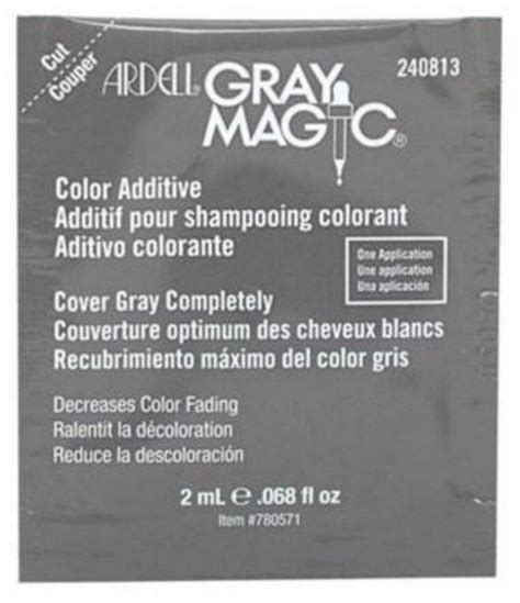 Instructions for using grey magic color additive